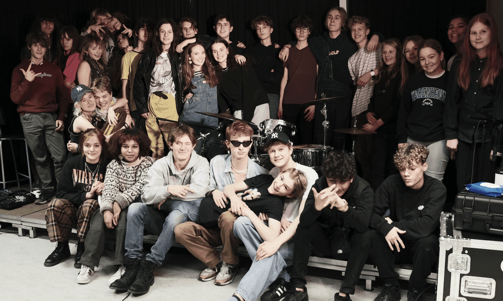 Unge musikere fra Ria Kollektivet i Roskilde